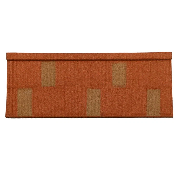 Disaster Resistant Africa Cheaper Stone Coated Metal Roof Tile Building Material Sand Cover Steel Roofing Sheet Eurotile Shingle